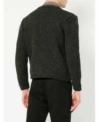 Мужской темно-серый кардиган от Bergfabel