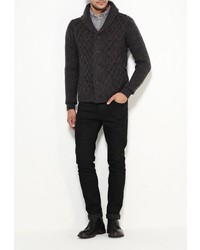 Мужской темно-серый кардиган от Fresh Brand