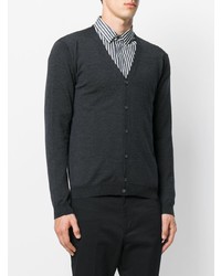 Мужской темно-серый кардиган от Zanone