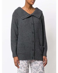 Женский темно-серый кардиган от Prada