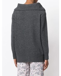 Женский темно-серый кардиган от Prada