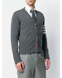 Мужской темно-серый кардиган от Thom Browne