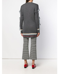 Женский темно-серый кардиган от Marco De Vincenzo