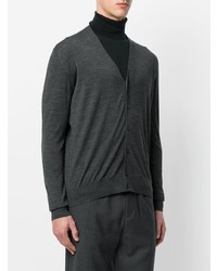 Мужской темно-серый кардиган от Prada