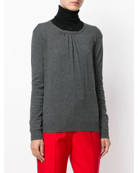 Женский темно-серый кашемировый свитер от Steffen Schraut