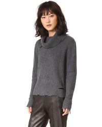 Женский темно-серый кашемировый свитер от RtA