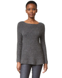 Женский темно-серый кашемировый свитер от TSE