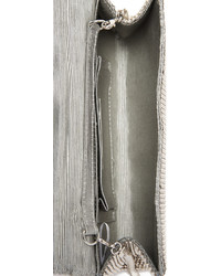 Темно-серый клатч от Whiting & Davis