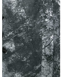 Женский темно-серый кожаный бомбер от Giorgio Brato