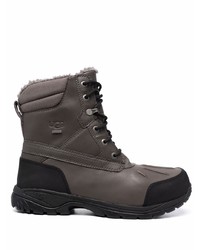 Мужской темно-серый кожаный зимние ботинки от UGG