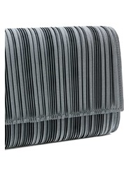 Темно-серый кожаный клатч от Casadei