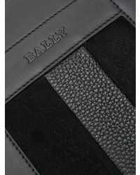 Мужской темно-серый кожаный мужской клатч от Bally