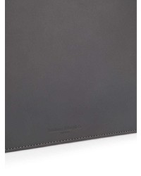 Мужской темно-серый кожаный мужской клатч от Maison Margiela
