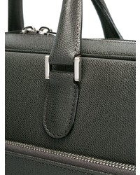 Темно-серый кожаный портфель от Valextra