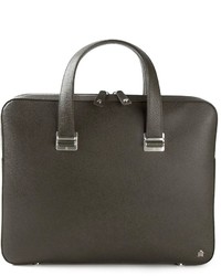 Темно-серый кожаный портфель от Dunhill