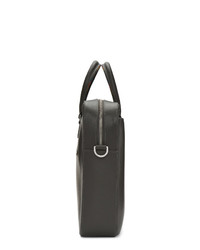 Темно-серый кожаный портфель от Paul Smith