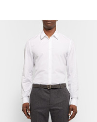 Мужской темно-серый кожаный ремень от Paul Smith