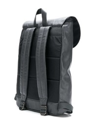 Мужской темно-серый кожаный рюкзак от Eastpak