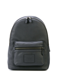Мужской темно-серый кожаный рюкзак от Coach