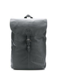 Мужской темно-серый кожаный рюкзак от Eastpak