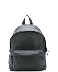 Мужской темно-серый кожаный рюкзак от Eastpak