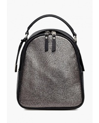 Женский темно-серый кожаный рюкзак от Eleganzza