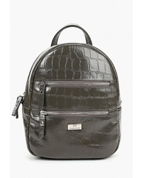 Женский темно-серый кожаный рюкзак от Franchesco Mariscotti
