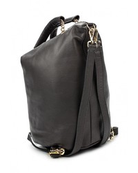 Женский темно-серый кожаный рюкзак от Moronero