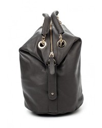 Женский темно-серый кожаный рюкзак от Moronero