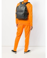 Мужской темно-серый кожаный рюкзак от Eastpak