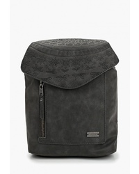 Женский темно-серый кожаный рюкзак от Roxy