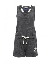 Темно-серый комбинезон с шортами от Nike