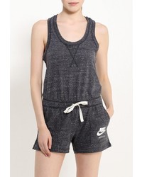 Темно-серый комбинезон с шортами от Nike
