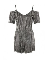 Темно-серый комбинезон с шортами от Topshop