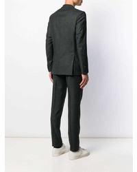 Темно-серый костюм в клетку от Tombolini