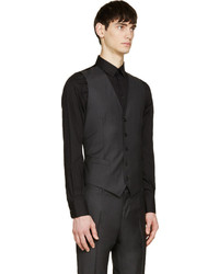 Темно-серый костюм-тройка от Dolce & Gabbana