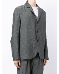 Мужской темно-серый льняной пиджак от Toogood