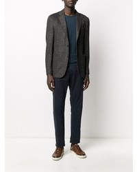 Мужской темно-серый льняной пиджак от The Gigi