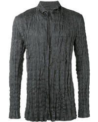 Мужской темно-серый льняной пиджак от Issey Miyake