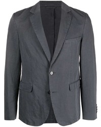 Мужской темно-серый льняной пиджак от Officine Generale