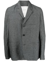 Мужской темно-серый льняной пиджак от Toogood