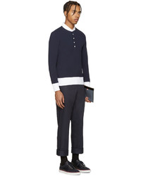 Мужской темно-серый мужской клатч от Thom Browne