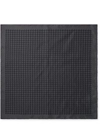 Темно-серый нагрудный платок с принтом от Tom Ford