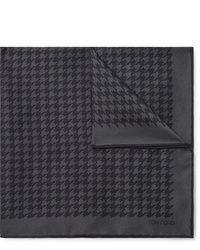 Темно-серый нагрудный платок с принтом от Tom Ford