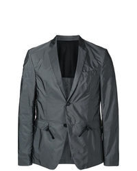 Мужской темно-серый нейлоновый пиджак от Prada