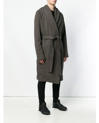 Мужской темно-серый открытый кардиган от Rick Owens DRKSHDW