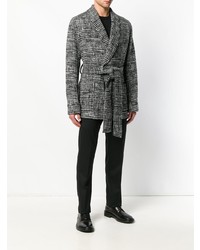 Мужской темно-серый открытый кардиган от Dolce & Gabbana