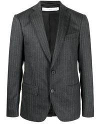 Мужской темно-серый пиджак в вертикальную полоску от IRO