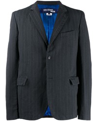 Мужской темно-серый пиджак в вертикальную полоску от Junya Watanabe MAN