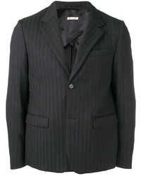 Мужской темно-серый пиджак в вертикальную полоску от Marni